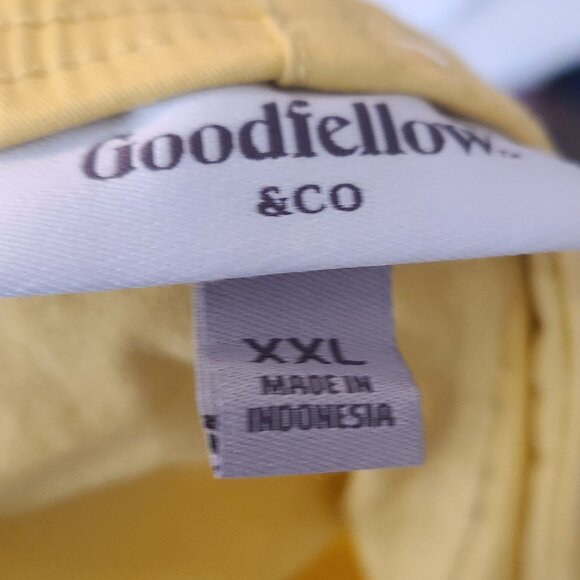 NWT Goodfellow & Co Everyday Shorts 7' inseam elasticwaist Yellow Men's Size XXL - Picture 6 of 7